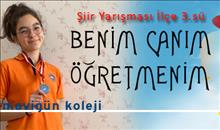 24 KASIM KONULU ŞİİR YARIŞMASI İLÇE 3.LÜĞÜ
